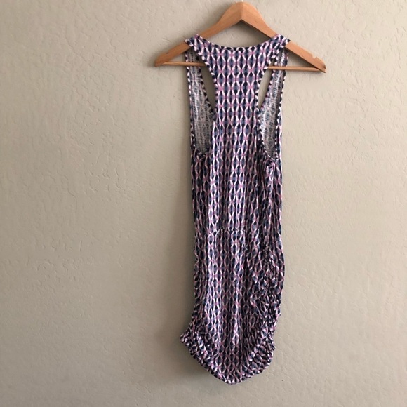 SOFT Joie Gray Bond Lattice Print Dress - Picture 6 of 6